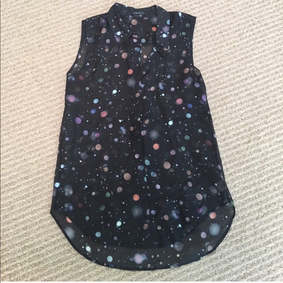 Theory planet design sleeveless blouse 💫 - Picture 2 of 4